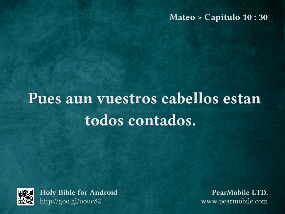 Mateo, Capítulo 10:30